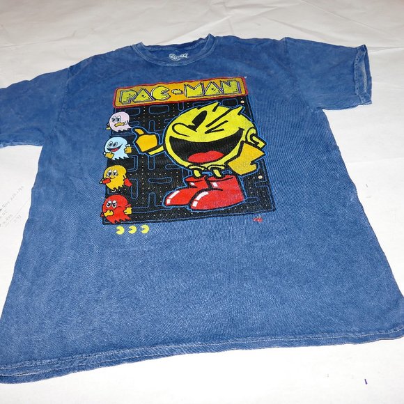 PAC MAN Cotton Blue T-Shirt Size M by Fifth Sun - Picture 5 of 9